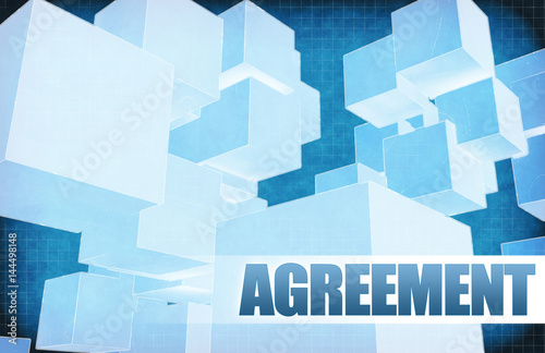 Agreement on Futuristic Abstract