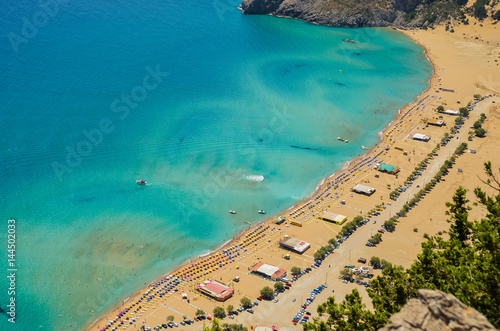 tsabika beach rhodes island greece