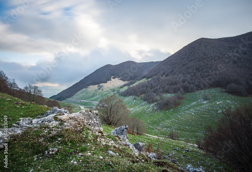 Forca d'Acero, access to Parco Nazionale d'Abruzzo from Ciociaria, Lazio, Italy