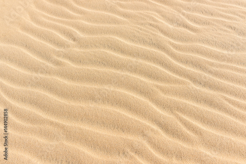 Texture of the sand dune in the desert of Qatar