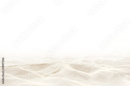 Close up Sand isolated, Soft sand background. Summer background.