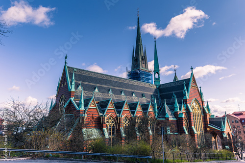 Gothenburg, Sweden - April 14, 2017: Oscar Fredrik Church in Gothenburg, Sweden