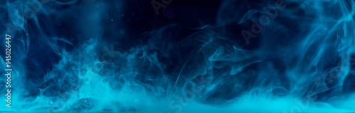 blue smoke over water surface