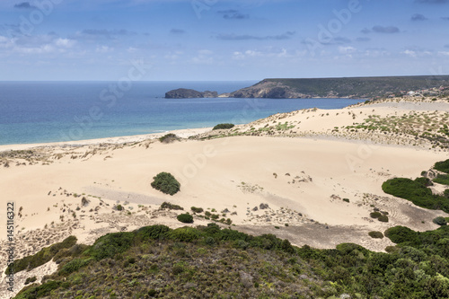 Bellissima veduta della spiaggia di Piscina ad Arbus