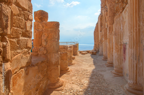 Ruins of Masada fortress, Israel