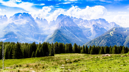 Brenta Dolomites mountain range
