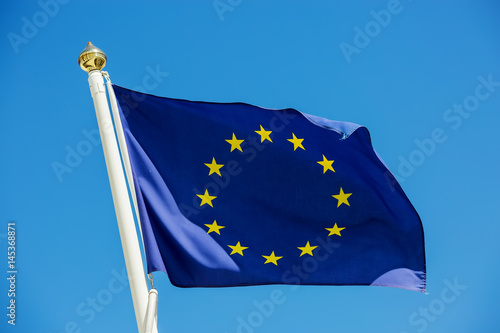 Standard waving flag of the European Union