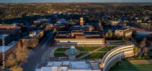 Washington State University campus aerial view
