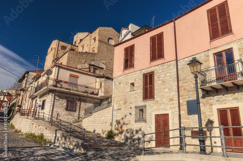 Town of Cammarata in Central Sicily in Spring 2017