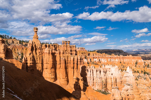 Overlooking the canyon from Rainbow Point, Bryce Canyon National Park, North America, USA