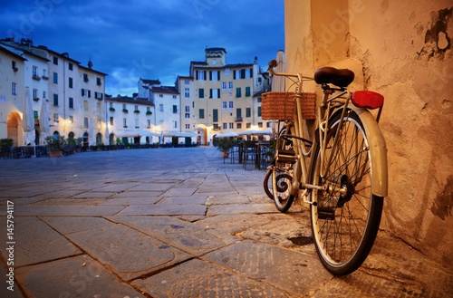 Piazza dell Anfiteatro with bike night
