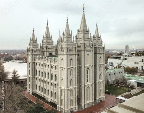 Mormon Temple in Salt Lake City Utah