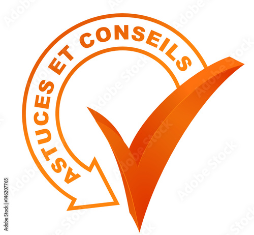 astuces et conseils sur symbole validé orange