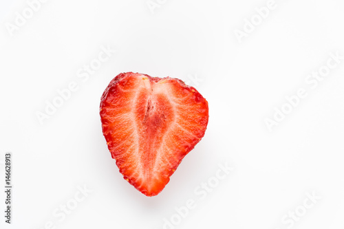 strawberry isolated on white background