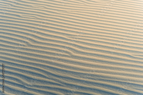 Beautiful Sand Texture - Muine White Sand Dunes in Vietnam