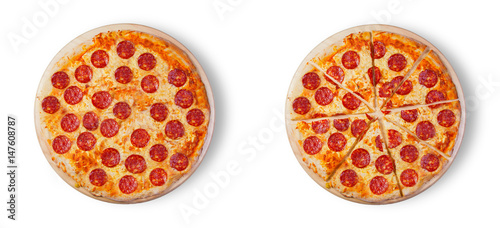Pizza pepperoni. This picture is perfect for you to design your restaurant menus. Visit my page. You will be able to find an image for every pizza sold in your cafe or restaurant. 