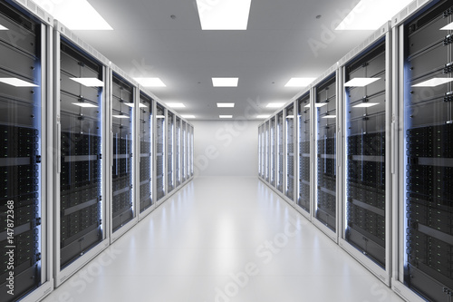 server room or server computers