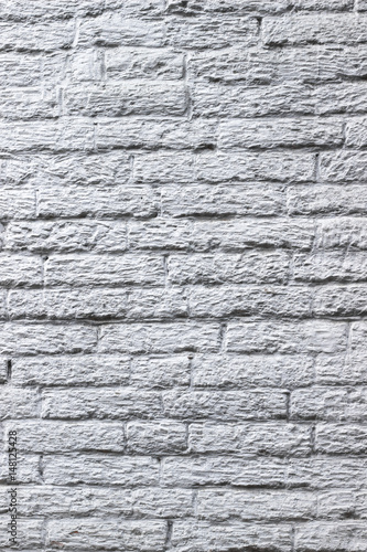old white brick wall texture for background
