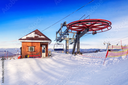 ski lift station