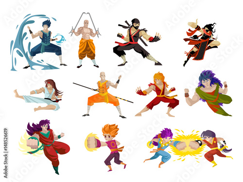 anime superhero characters powerful hero warriors