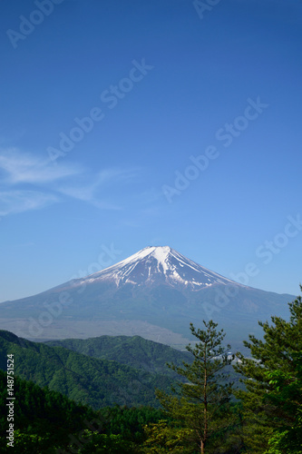 Mont Fuji de Kurami montagne de vert frais