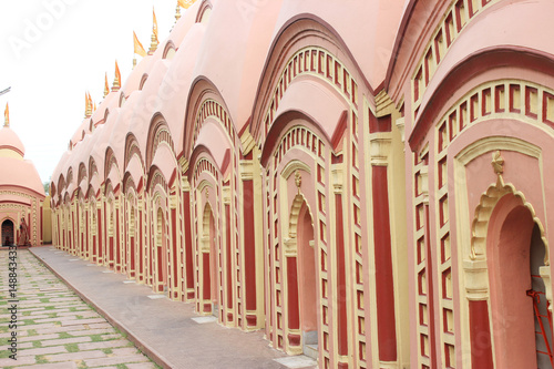 108 Shiva Temple. The circle of the 108 Shiva Temple at Bardhaman, West Bengal, India.