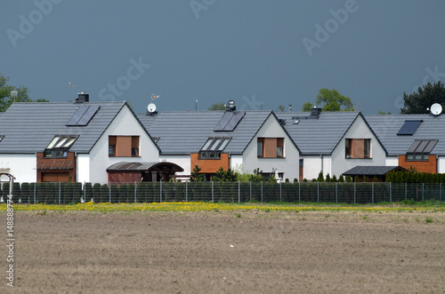 New housing estates on suburb