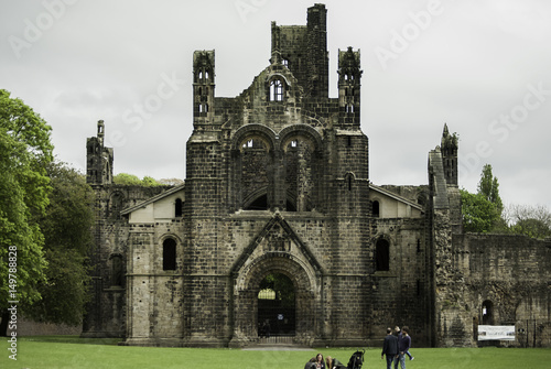 Wejście główne Kirkstall Abbey, Leeds, UK