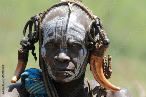 Mursi Frauen im Omo Valley von Äthiopien