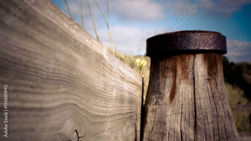 Wooden Mooring post