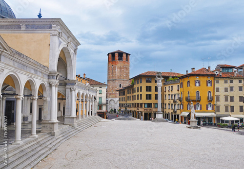 Liberty square in the Italian city of Udine