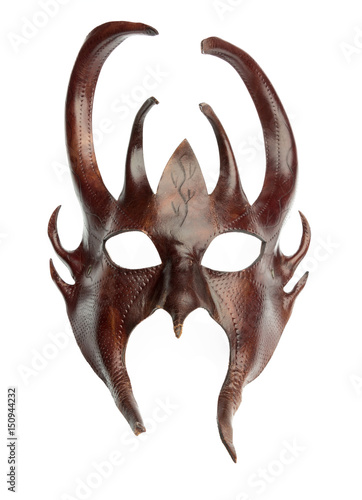 isolated davil mask