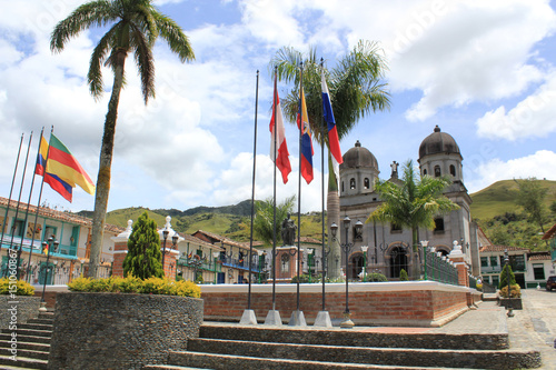 Parque principal, Concepción, Antioquia, Colombia.