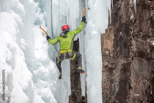 Ouray Ice Park Climber
