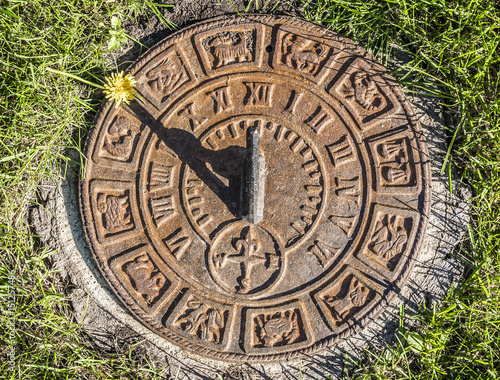 Old sundial