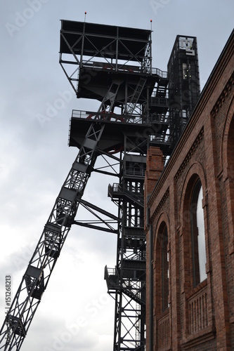 budynek kopalni i fragment szybu po rewitalizacji, Muzeum slaskie, Katowice