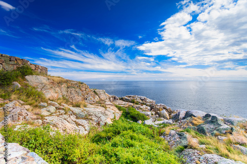 stony coast at christianso near bornholm