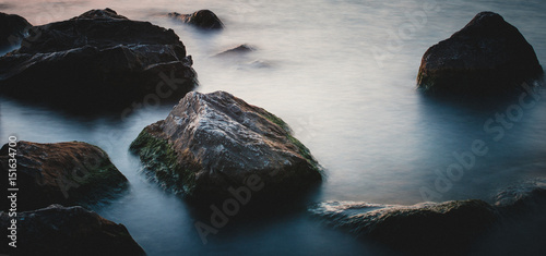 rocks and cliff in the ocean