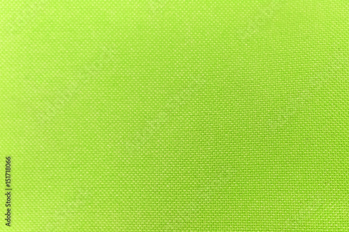 Texture of green nylon fabric for background