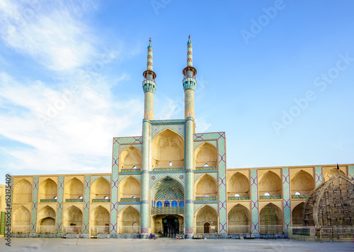 View on Amir Chakhmaq Mosque Complex in Yazd, Iran