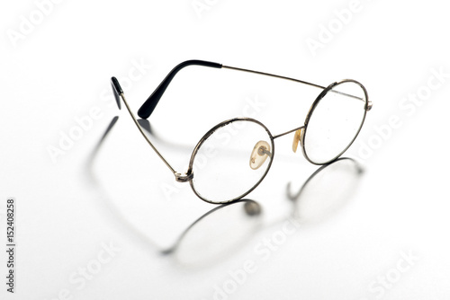 Pair of classic round vintage eyeglasses