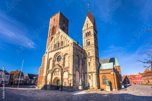 Ribe, Denmark - April 30, 2017: Cathedral of Ribe