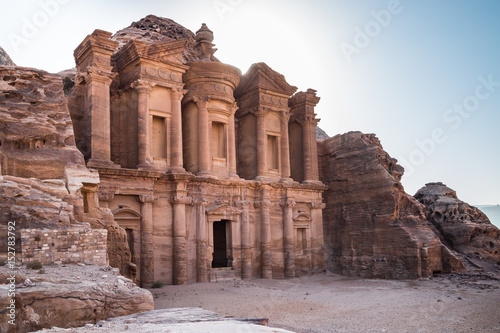 Monastery monument in Jordan's Petra national park