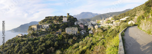 Nonza village in Cap Corse Peninsula