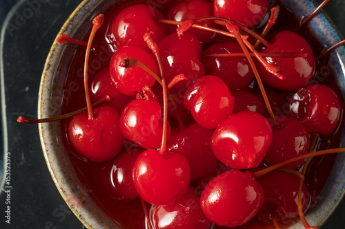 Sweet Red Maraschino Cherries