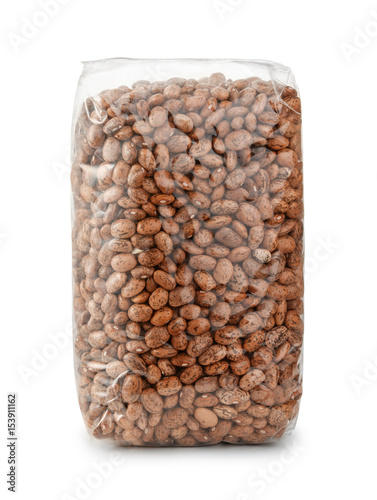 Packet of dry pinto beans