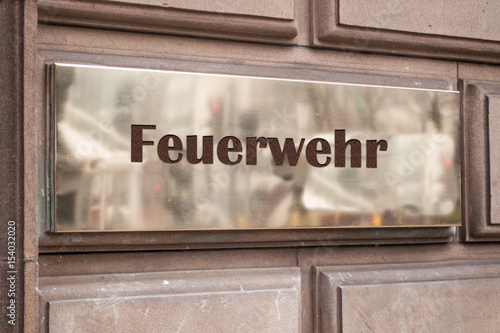 Schild 205 - Feuerwehr