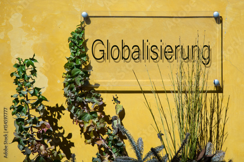 Schild 233 - Globalisierung