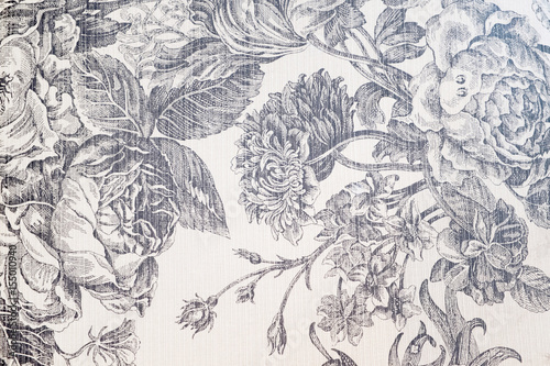 Vintage floral fabric