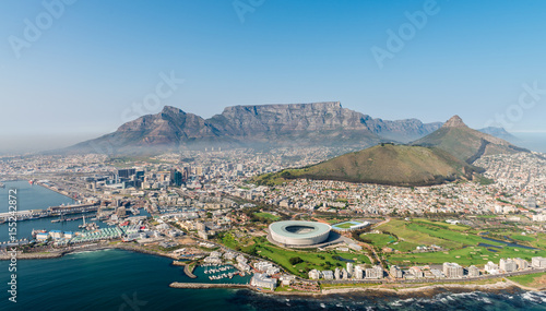 Cape Town (aerial view from a helicopter)